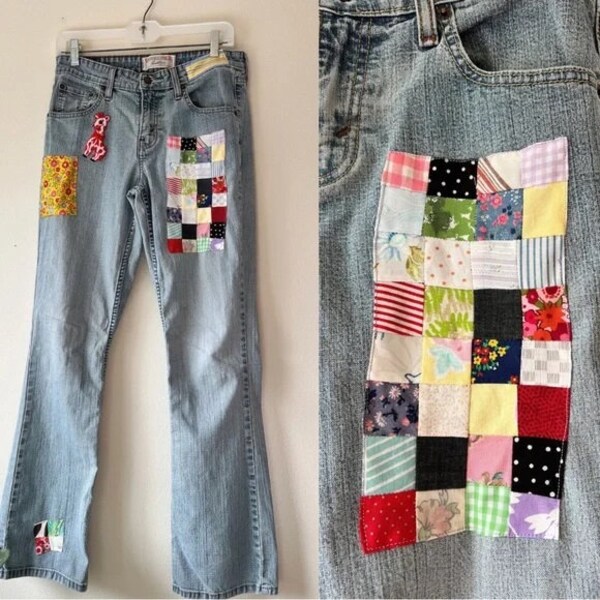 Upcycled Jeans - Etsy