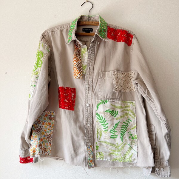 Upcycled Mens Shirt Etsy