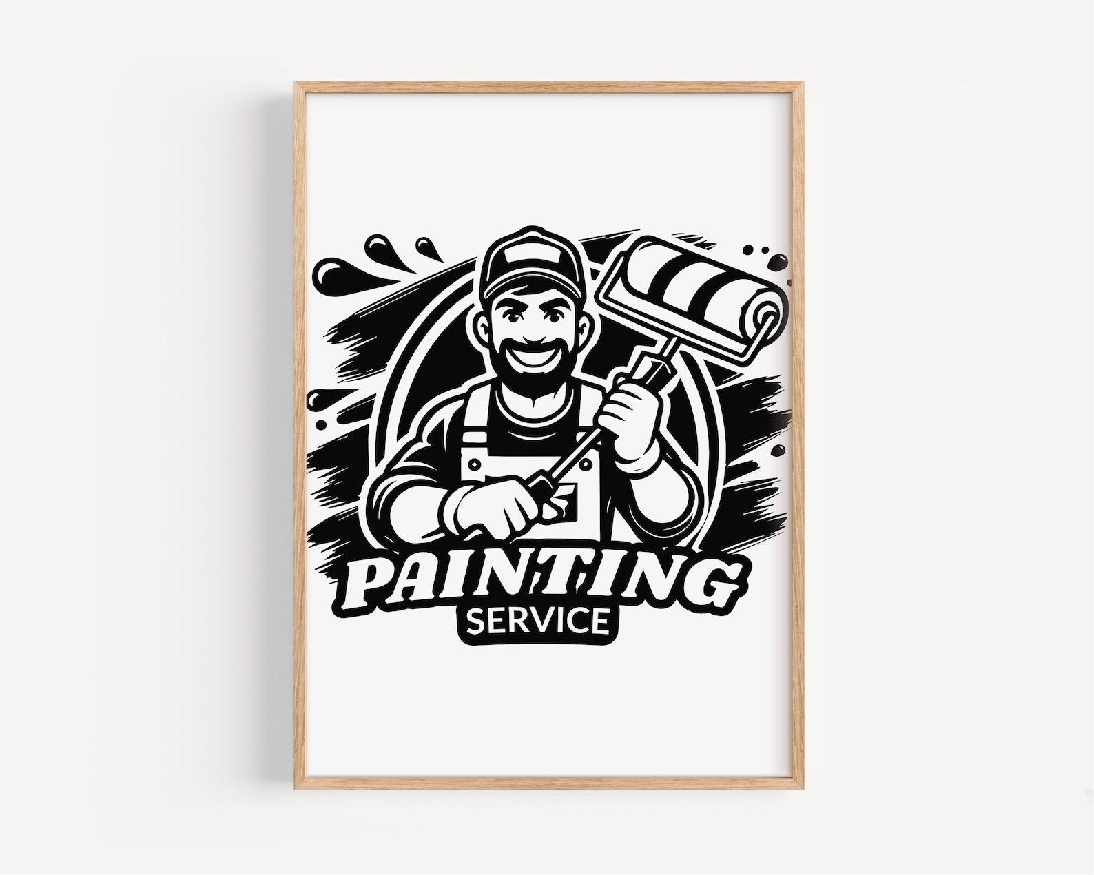 Painting Business Logo Customize Template, SVG, PDF, PNG, Jpg Painter ...