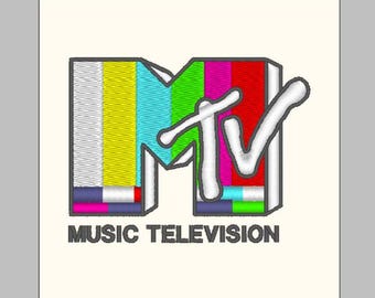 MTV Logo Embroidery Machine File