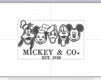 Mickey & Co. Embroidery Machine File