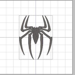 Superhero &#39;Spider-Man&#39; Logo Embroidery Machine File