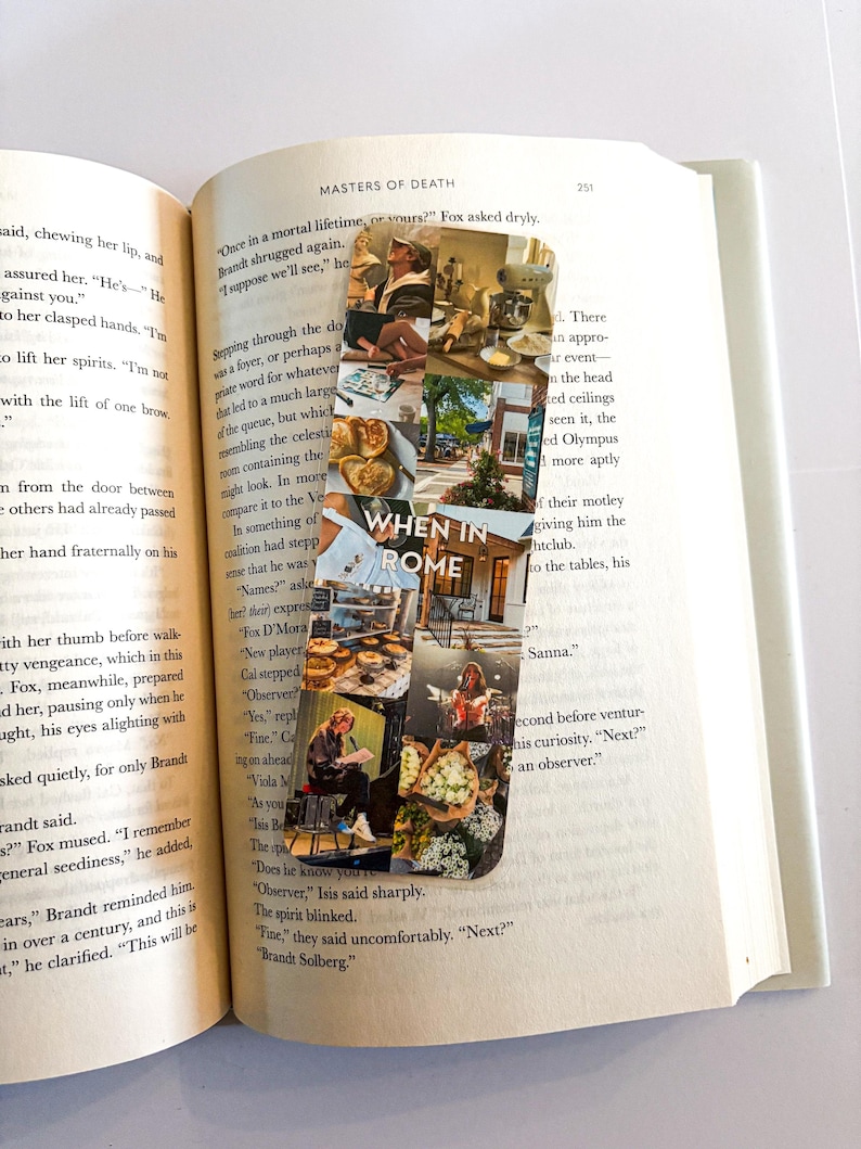 Wenn in Rom Lesezeichen | Sarah Adams | Liebesbücher | BookTok Buch Bild 1
