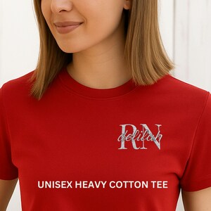 RN Graduate Gift Personalized Nurse Sweatshirt Custom Embroidered Name Healthcare Professional Apparel Medical Staff Appreciation Present Nursing Credential Design Crewneck Comfortable Fabric Hospital Worker Clothing Quality Embroidery