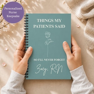 Nurse Practitioner Journal Graduation Present Idea Medical Professional Gift Patient Quotes Memory Book Healthcare Career Keepsake Personalized Notebook Special Moments Record Thoughtful Appreciation Gift Memorable Patient Interactions