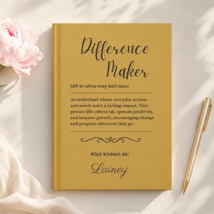 Nurse Appreciation Gift Personalized Journal Custom Notebook Medical Professional Thank You Present Healthcare Worker Recognition Award Physician Gift Engraved Memento Hospital Staff Clinician Keepsake Retirement Graduation Present