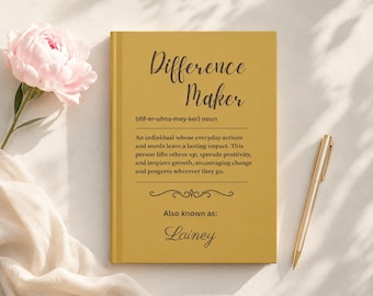 Verpleegkundige gepersonaliseerd dagboek aangepaste naam hardcover notitieboek Verpleegkunde student afstuderen cadeau gezondheidszorg werknemer waardering heden geregistreerd