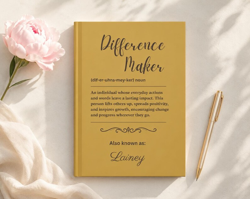 Nurse Appreciation Gift Personalized Journal Custom Notebook Medical Professional Thank You Present Healthcare Worker Recognition Award Physician Gift Engraved Memento Hospital Staff Clinician Keepsake Retirement Graduation Present