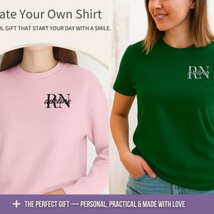 Nursing Professional Sweatshirt Personalized Name Embroidery Custom RN Credential Design Healthcare Worker Gift Graduate Celebration Present Medical Staff Apparel Crewneck Comfortable Fabric Hospital Employee Appreciation Quality