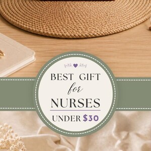 May include: A red spiral-bound notebook with a white rose line drawing and the text "THINGS MY PATIENTS SAID SO I'LL NEVER FORGET Zoey, RN". Additional notebooks in sage green, light purple, and yellow are shown with personalised names.