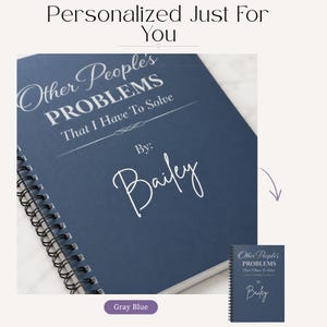 Personalized Spiral Notebook Work Bestie Gift Custom Name Journal Office Humor Present Funny Coworker Appreciation Idea Professional Meeting Planner Daily Organization Essential Custom Credentials Design Office Stationery Collection Team
