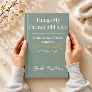 Grandmother Keepsake Journal Memory Book Recording Things Grandchild Says Funny Quotes Sweet Memories Personalized Gift For Grandma Nana Birthday Present Mother Day Keepsake Family Memory Collection Precious Moments Recording Beautiful