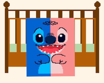 Crochet pattern C2C. Stitch and Angel. Baby blanket. Instant PDF download. Written description.sc/dc/hdc