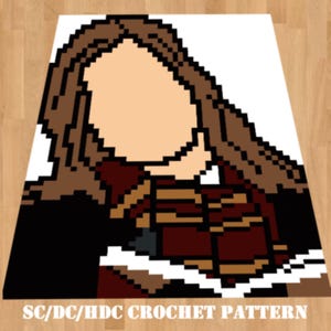 C2C-Häkelanleitung für eine Harry-Potter-Decke. Schriftliche Beschreibung. Sofortiger PDF-Download. Grafgan. Wandteppich.