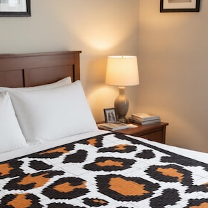 Leopard Print C2C Crochet Pattern, Written Instructions, Instant Download PDF/sc/dc/hdc