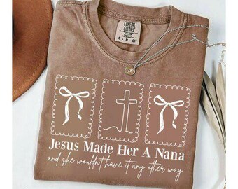 Jesus Made Her A Gigi PNG SVG, Christian Gigi Png, Granny, Grandma Png BESTSELLER Granny