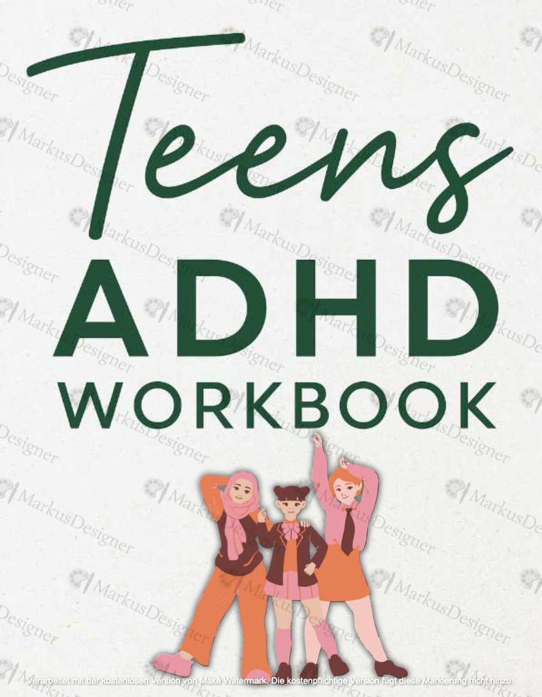 ADHD Workbook for Teens, Kids Und Adults, Printable PDF – Emotional ...