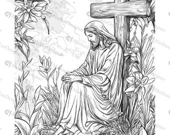 100 Church Coloring Pages - 100 Coloring Pages for Adults and Children with Church Motifs Printable Digital Download PDF Bestseller Item
