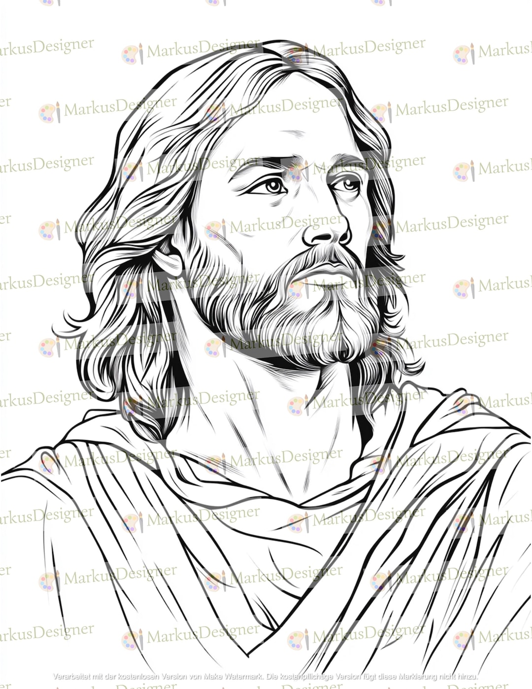 100 Jesus Coloring Pages PDF for Kids | Christian Bible Coloring Pages ...