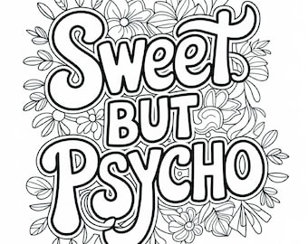 50 Cheeky Printable Coloring Pages for Adults – Instant Digital Download PDF DIN A4 Humorous Anti-Stress Bundle