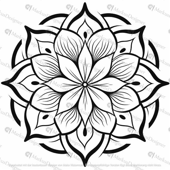 50 wunderschöne Mandala Malvorlagen, Malseiten zum Ausdrucken, Malseiten für Erwachsene, Mandalas, Stress abbauen