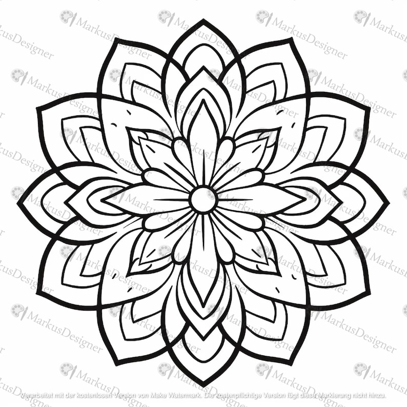 50 beautiful mandala coloring pages, printable coloring pages, coloring pages for adults, mandalas, stress relief image 3