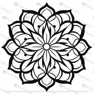 50 beautiful mandala coloring pages, printable coloring pages, coloring pages for adults, mandalas, stress relief image 5