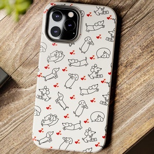 Wiener Dog Phone Case - Dachshund Phone Case - Gift for Dog Lovers