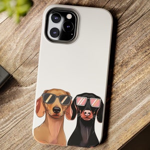 Cool Dachshund Phone Case - Dog Phone Case - Gift for Dachshund Lovers