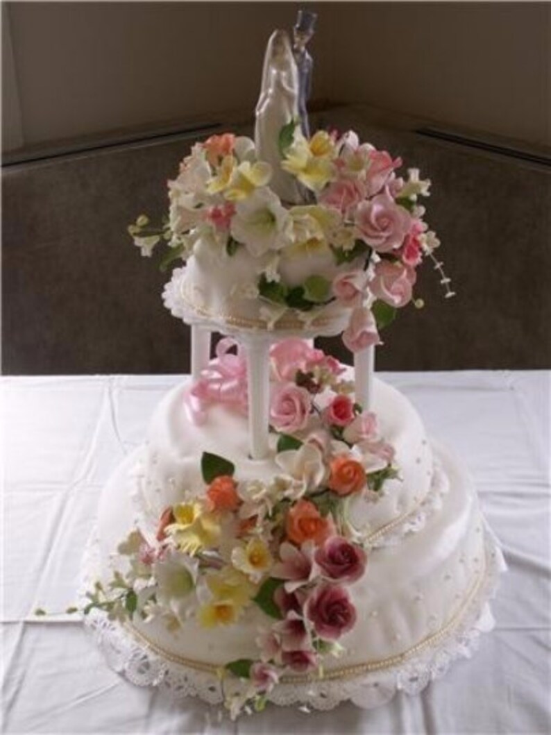 4 Exotic Gum Paste Flower Sprays for Weddings and Cake Etsy
