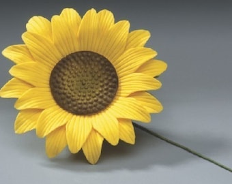 Sunflower Gum Paste for Weddings and Cake Decorating