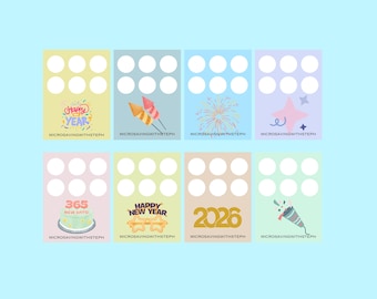New Years 2026 Tiny Savings Challenges