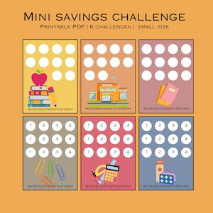 School Tiny savings challenge