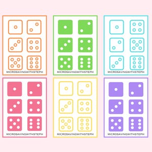 Roll the Dice Savings challenge