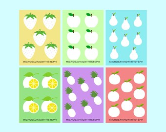 Petits défis d'épargne Fruits
