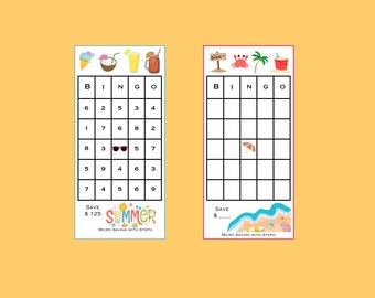 Défis d'épargne bingo