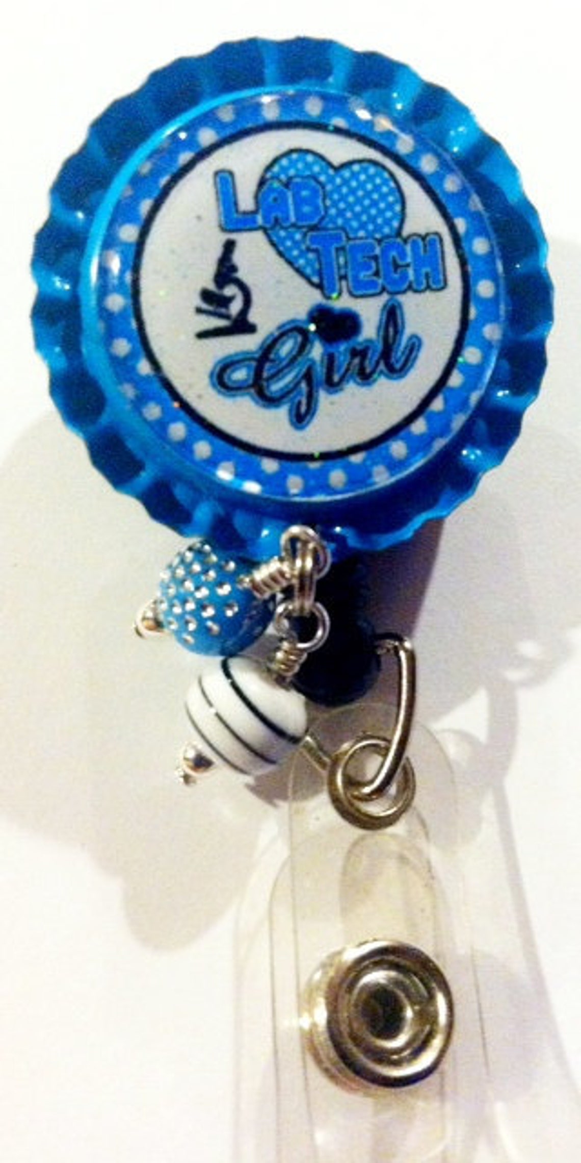 Lab Tech Interchangeable Badge Reel Tops PICK ONE 92 Etsy