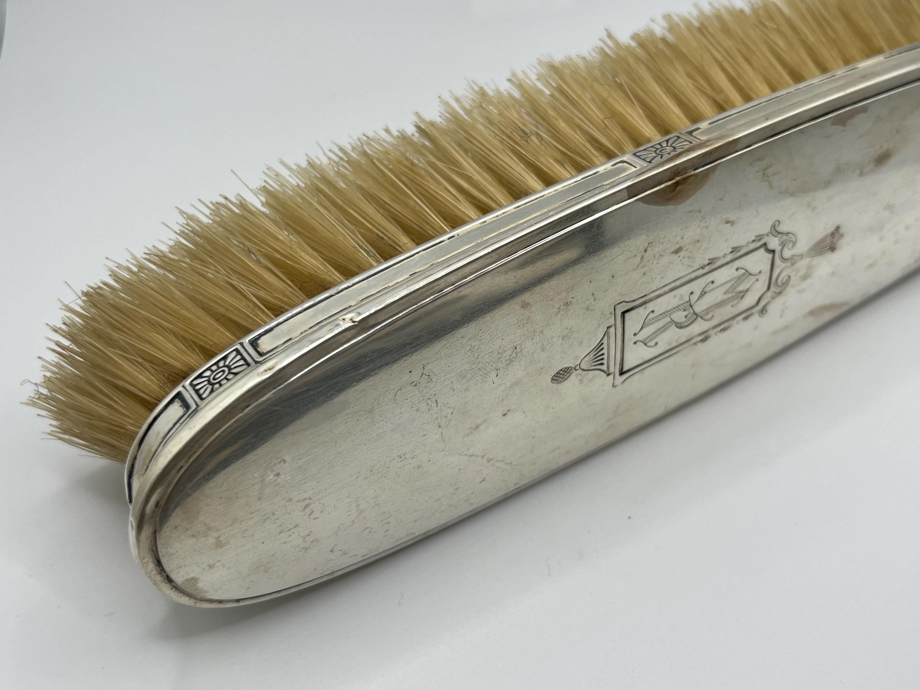 Vintage Silver Clothes Brush - Etsy display picture 3