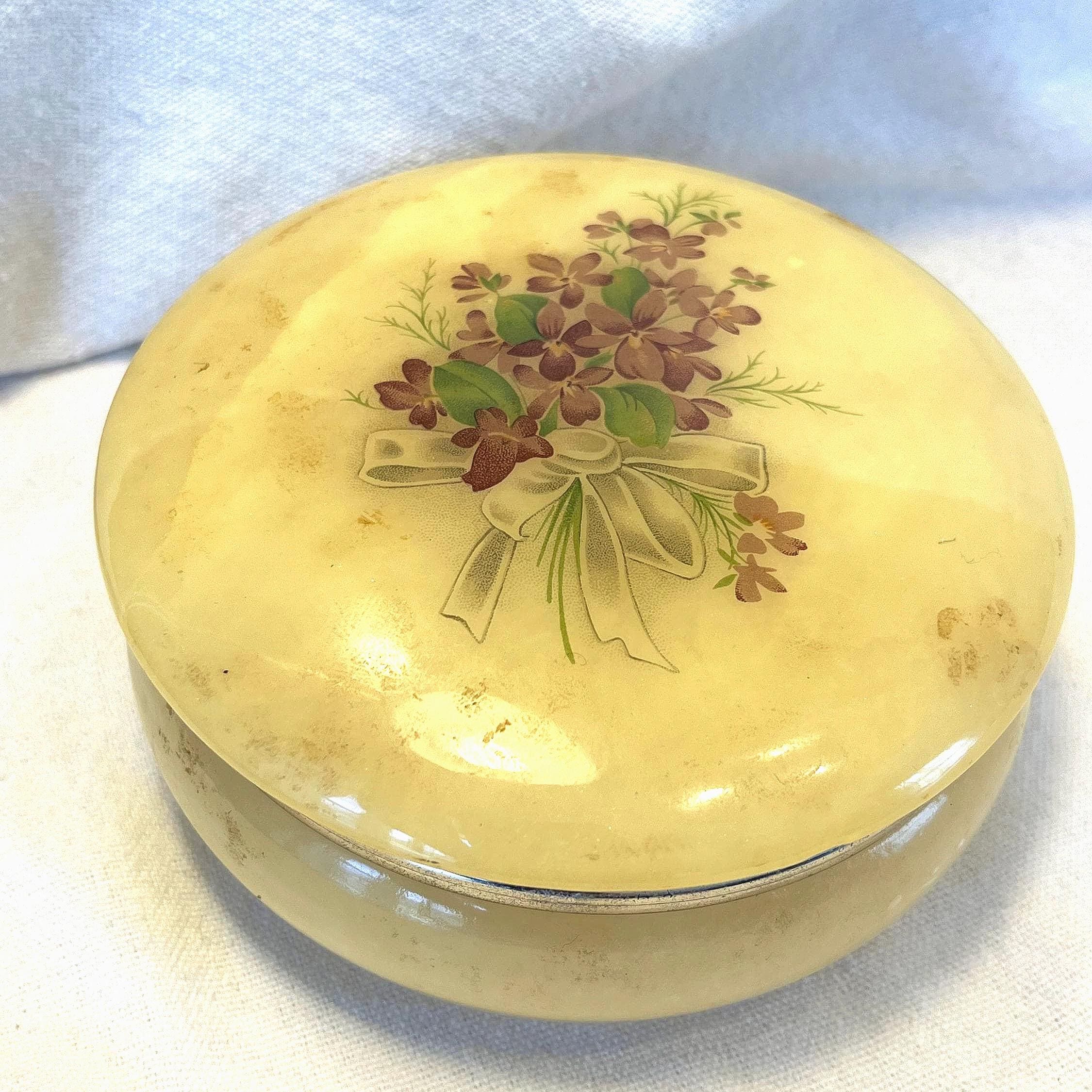 Genuine Alabaster Box - Etsy