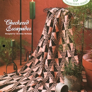 Checkered Escapades - One-Piece Classics | Needlecraft Shop Afghan Series 942070