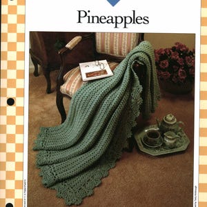 Pineapples Afghan - Afghan Favorites 6 | Vanna Crochet Faves 85060-C