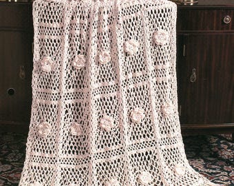 Cotton Roses - Victorian Elegance | Needlecraft Shop Afghan Series 982053