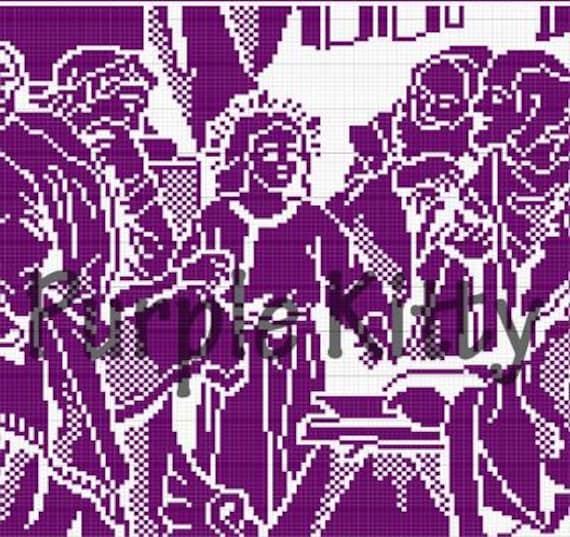Boy Jesus Filet Crochet Pattern Vintage Mail Order 7003