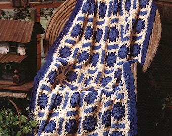 Blueberry Squares - Victorian Elegance | Needlecraft Shop Afghan Series 972041