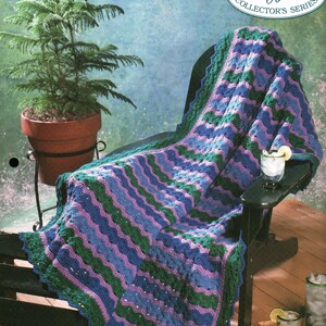 Indigo Waves - Ripple Sensations | Needlecraft Shop Afghan Series 942070