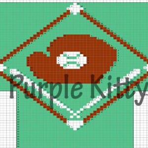 Baseball Diamond Socks Pattern | Vintage Grace Ennis 7245