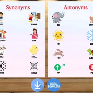Paquete de pósteres educativos imprimibles para niños: 10 divertidos temas de aprendizaje / Arte mural en PDF en 8x10, 8x11.7, 11x14, 11.7x16.5, 16x20 pulgadas
