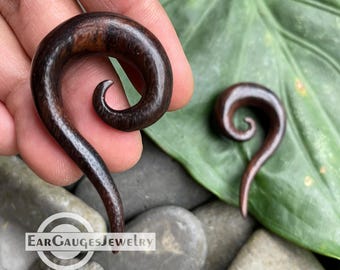 Ear Gauges Long Spiral 8g 6g 4g 2g 0g  00g and more