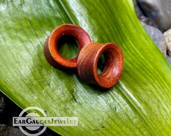 Pair Ear Tunnels, Wood Ear Gauges, Ear Stretch, Plugs and Tunnels