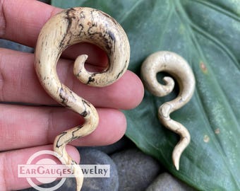 Ear Gauges Spiral 8g 6g 4g 2g 0g  00g and more